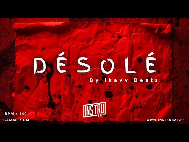 [FREE] Instru Rap Drill Lourd "DESOLE"  Drill Dark Best Type Beat By Ikavv Beats