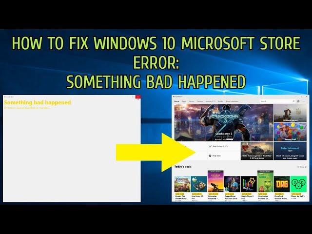 Fix Error - Something Bad Happened - Unknown Layout Specified in Manifest for Microsoft Store Guide