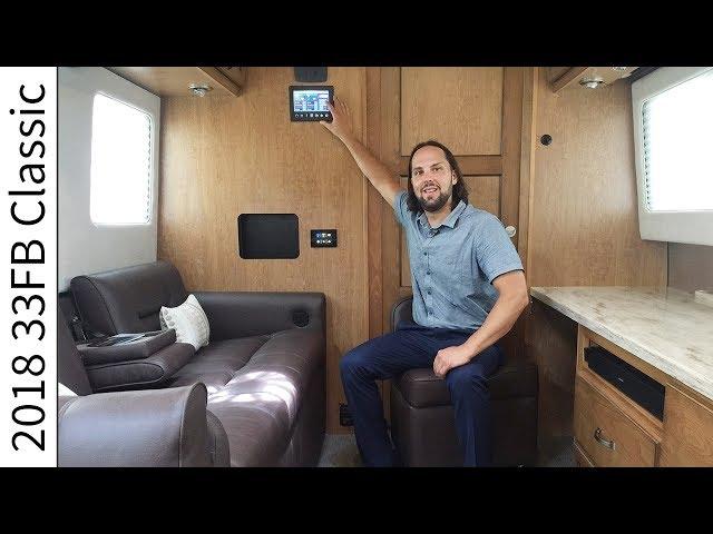 Walk Through 2018 33FB Classic Airstream Luxury Travel Trailer RV Camper