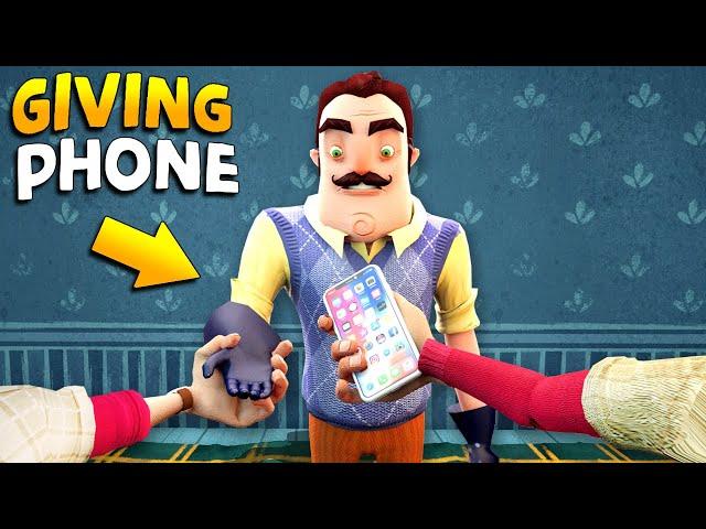 Giving The Neighbor A CELLPHONE!!! | Hello Neighbor Gameplay (Mods)