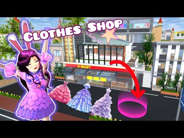 LoveLace • New clothes shop • Vlog • SAKURA School simulator [PROPS ID]