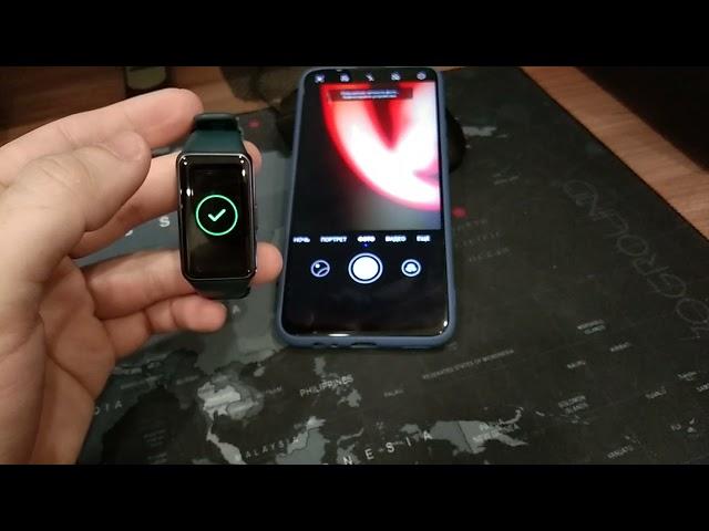 Для forum.4pda! Функция удалённая камера на Huawei band 6.