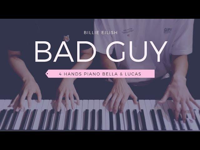 Billie Eilish (빌리 아일리시) - Bad Guy | 4hands piano