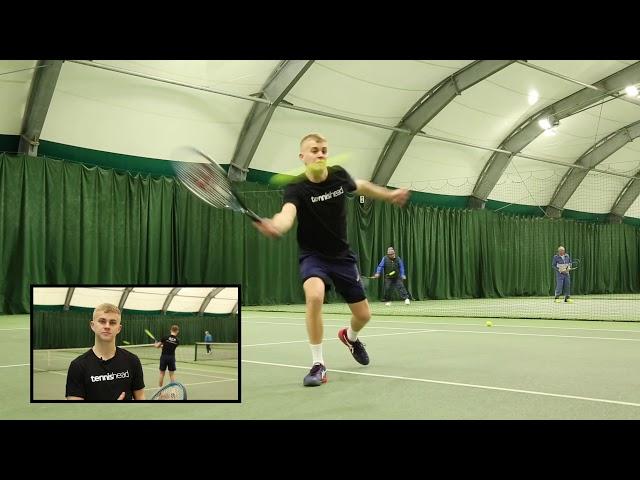 90 second version of the tennishead play test of the new Wilson Ultra 100