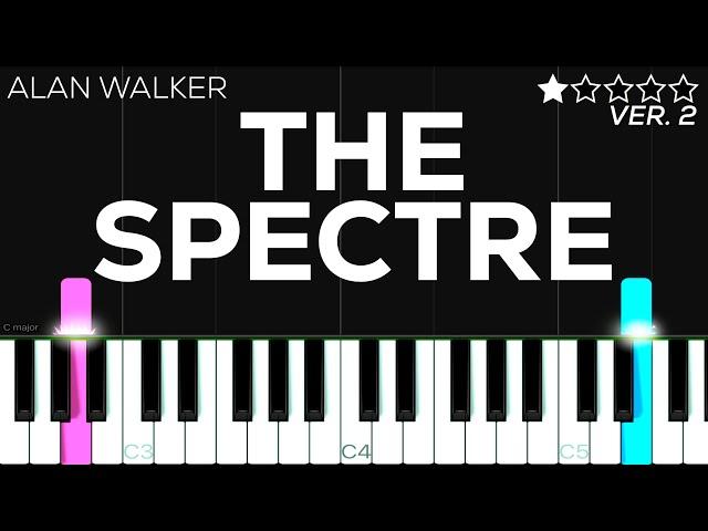 Alan Walker - The Spectre | EASY Piano Tutorial