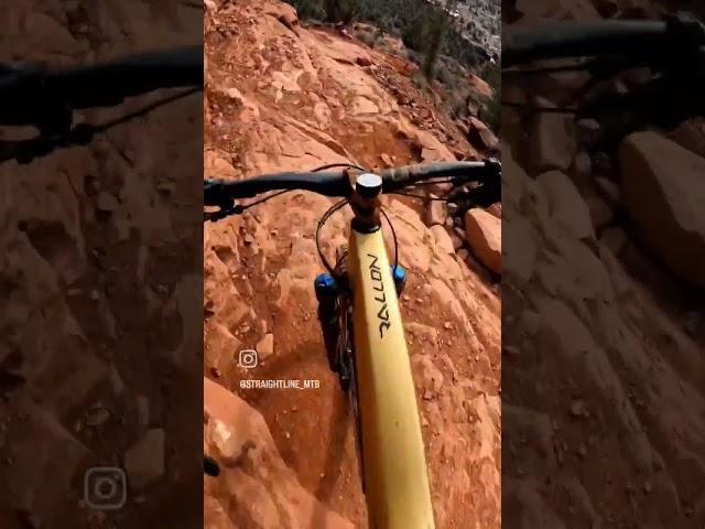 sketchy #enduromtb #mtblife #mtb #hiline #mtbfail #sedona #mountainbike