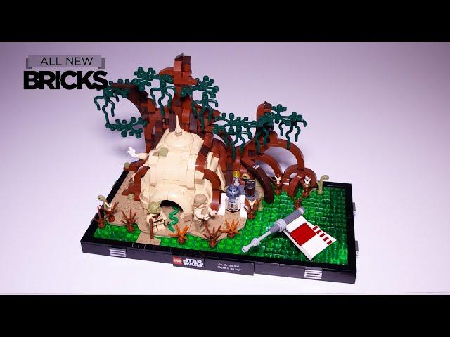 Lego Star Wars 75330 Dagobah Jedi Training Diorama Speed Build