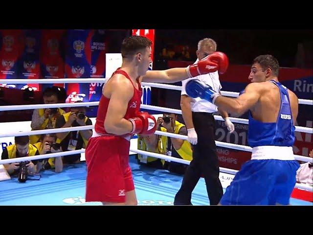 Round of 32 (81kg) LEE Sammy (WAL) vs KUSHITASHVILI GEORGII (RUS) /AIBA World 2019