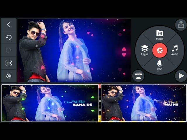 Amazing Lyrics WhatsApp Status Video Editing in KineMaster App | FAIZ TECH