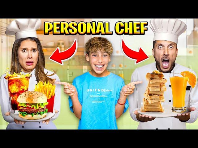 We Became our Son's PERSONAL CHEF for a Day! 