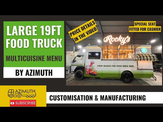 Rockys Food Truck by Azimuth.Cook any menu from food truck. Street Food business. Top Mobile Kitchen