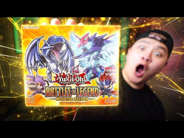 NEW RARITY?! Opening NEW Yu-Gi-Oh! BATTLES OF LEGEND: MONSTER MAYHEM Booster Box!