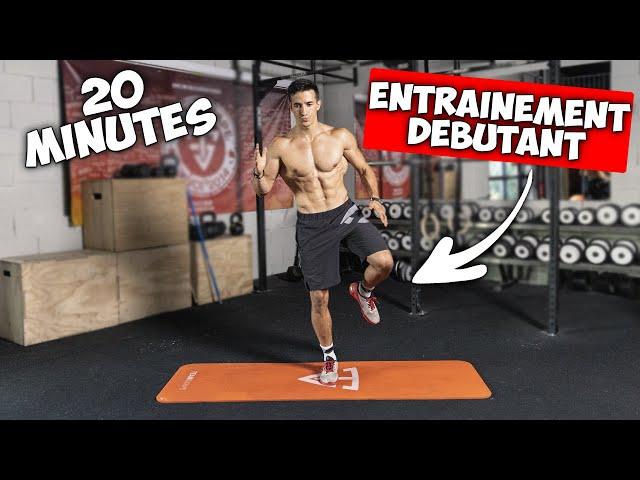 20min débutant sport complet à la maison ! (brûle graisse)