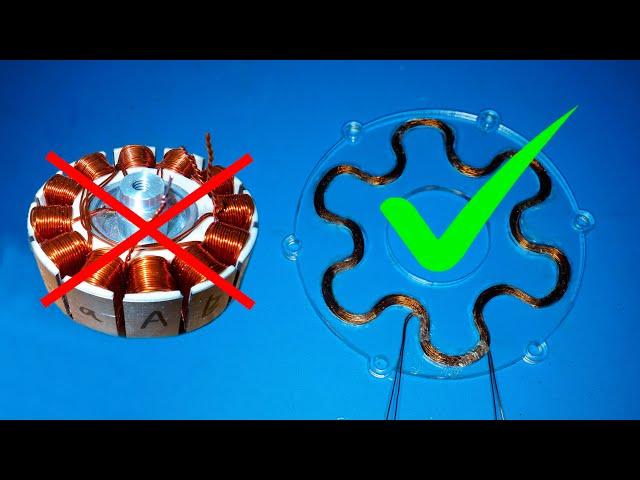 A super strong new generation coil winding for motor or generator making | DIY motor making