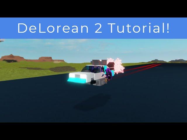 Micro DeLorean 2 | Roblox Plane Crazy Tutorial