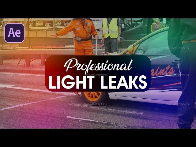 After Effects Tutorial: Create a professional light leaks overlay - No Plugin Required