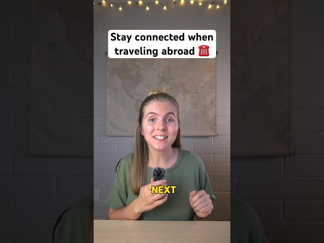 STAY CONNECTED WHEN TRAVELING ABROAD #travelabroad #traveltheworld #esim