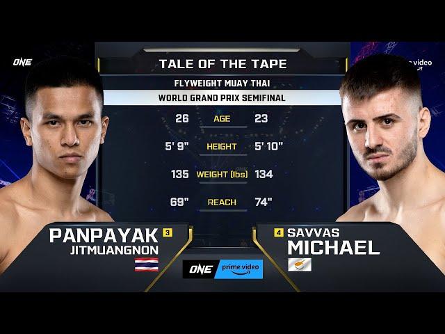 Panpayak Jitmuangnon vs. Savvas Michael | ONE Championship Full Fight