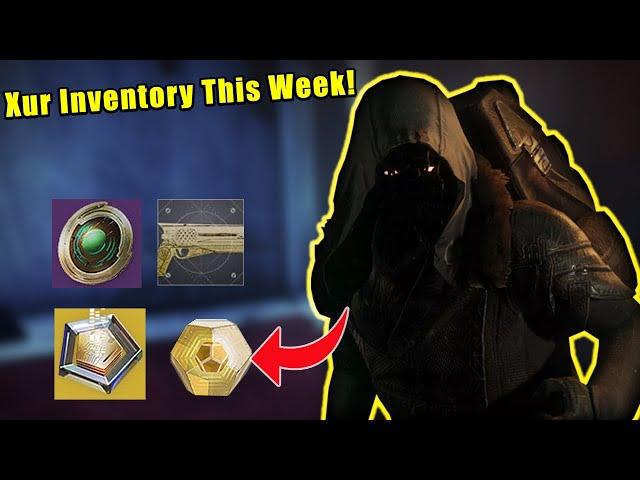 LIVE - DESTINY 2 | XUR INVENTORY THIS WEEK! EXOTICS, CATALYSTS + MORE!