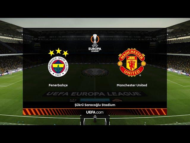 Fenerbahce vs Manchester United | Şükrü Saracoğlu Stadium | 2024-25 UEFA Europa League | PES 2021