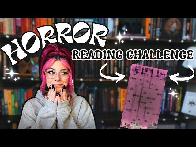 I made a horror bingo reading challenge  announcement + recs