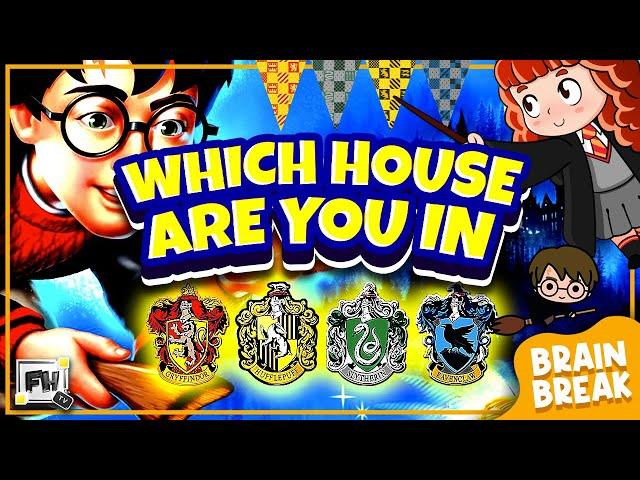 Hogwarts Legacy Houses: Which One Are You In? | Harry Potter Kids Brain Break | GoNoodle Inspired