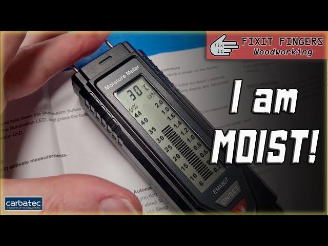 How Wet Is It? Wood Moisture Meter Testing (Carbatec CT-EM4807)