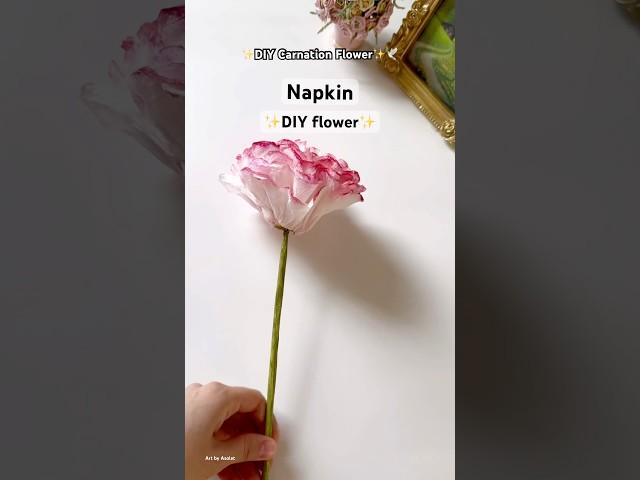 How to make a Carnation flower | DIY paper flower