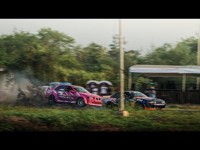 Practice Moments from Indonesian Drift Series Round 4 2024 in Mijen Semarang