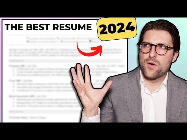 The Best Resume in 2024