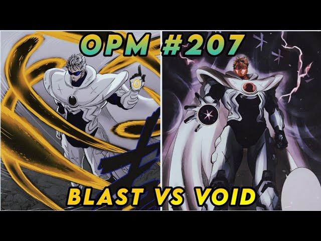 Grabe tinudo na ni Blast. Blast vs Empty Void. One punch man 207