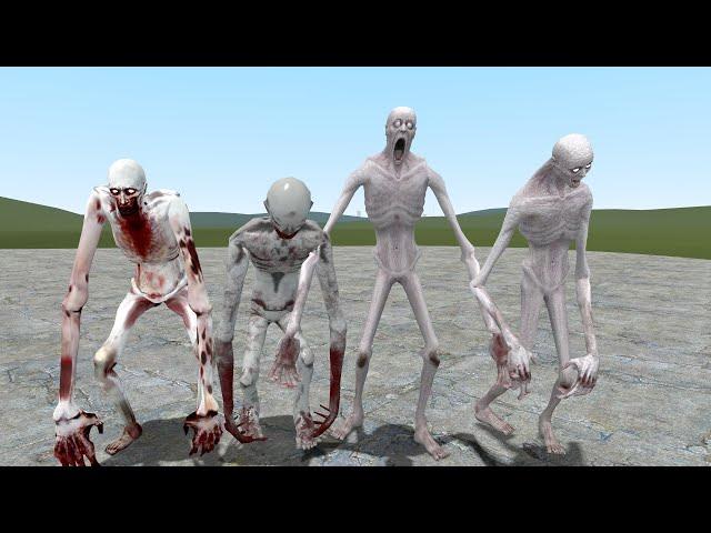 OLD SCP-096 VS SCP-096!! Garrys Mod Sandbox