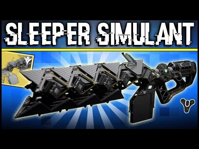 Destiny: How to Get the SLEEPER SIMULANT! | Damage Tests, and Perks Review