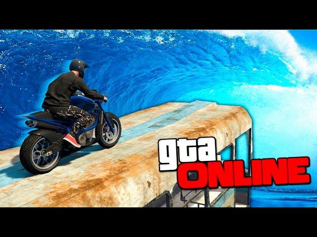 ПОТНЫЙ МОТО ПАРКУР НАД АЭРОПОРТОМ В GTA 5 ONLINE!