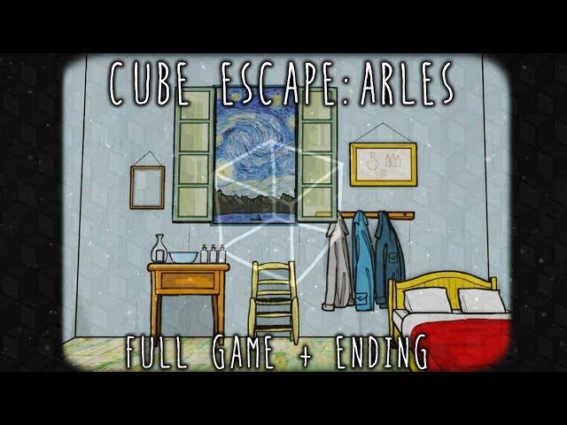 ⬛⬜ Cube Escape: Arles ⬜⬛ - Full Game + Ending - THE BEDROOM, SUNFLOWERS & THE STARRY NIGHT!!!