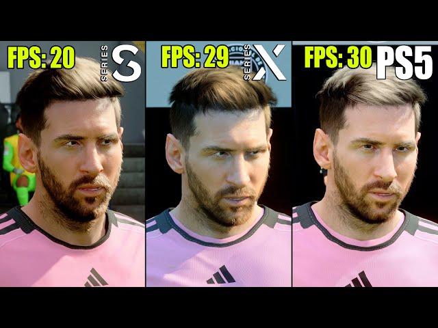 EA Sports FC 25 Xbox Series S vs. Series X vs. PS5 | Technical Review & FPS Test