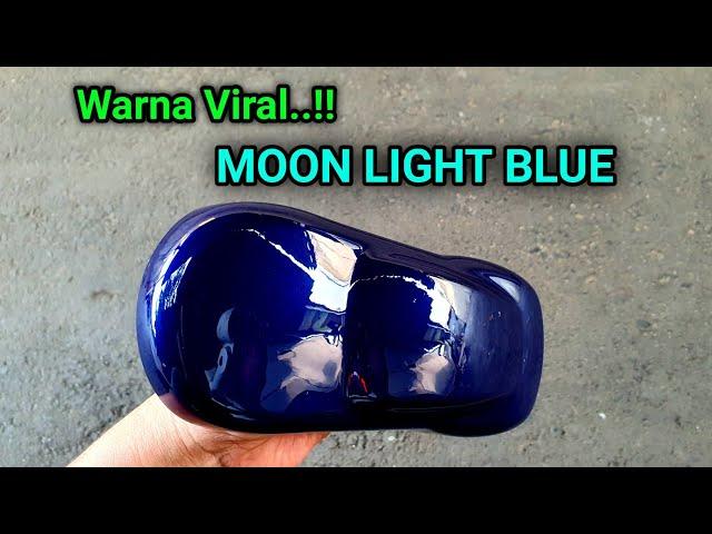 Ternyata sangat mudah..!! mencampur/mix warna moon light blue Buat inspirasi warna motor/mobil