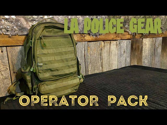 LA Police Gear Operator Backpack Gear Review