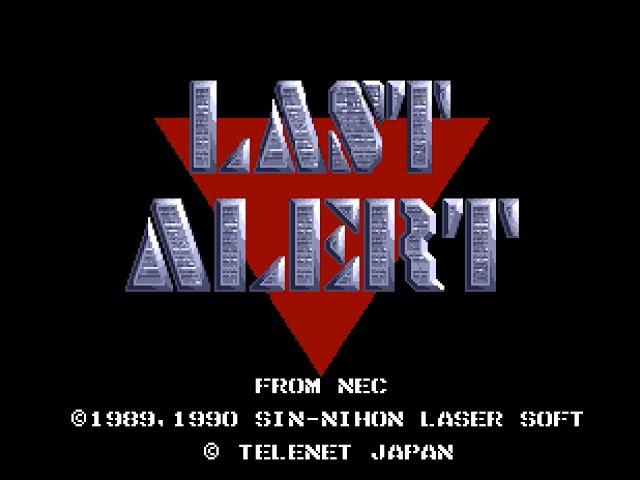 PC Engine CD Longplay [010] Last Alert (US)