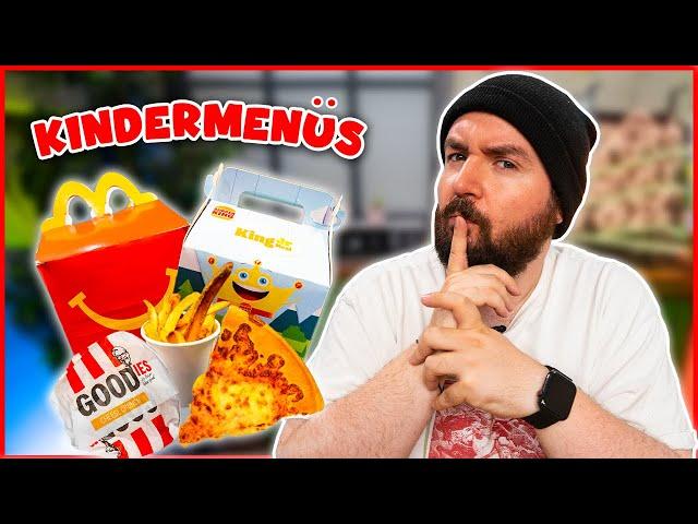 Wir TESTEN alle FAST FOOD KINDERMENÜS