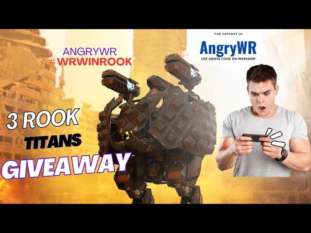 Win BIG with 3 Rook Titans in War Robots Giveaway! #WRWinRook