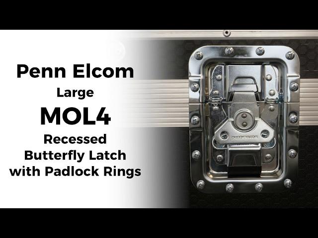 Penn Elcom MOL4 │ Recessed Butterfly Latch