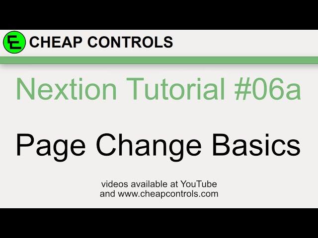 67 Nextion Display Page Change with Arduino and NO Nextion Library Nextion tutorial Part 1