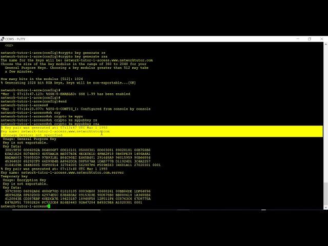 How to Enable SSH on a Cisco Switch - DETAILED EXPLINATION