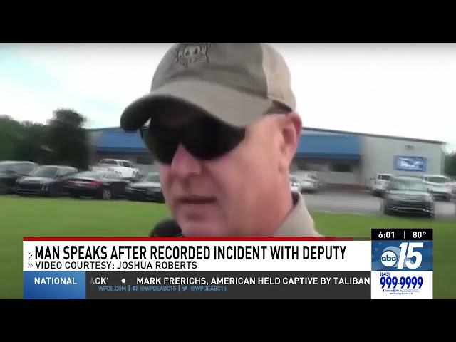 Man who recorded video that led to Florence Co. deputy resigning from job speaks out