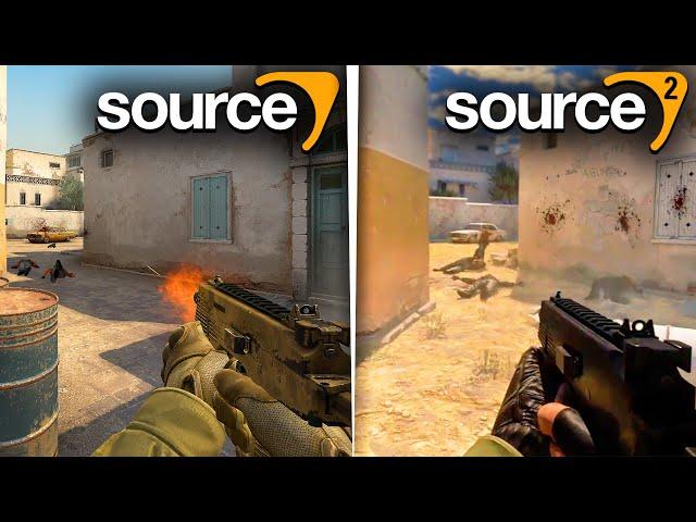 СРАВНЕНИЕ CS:GO Source 1 и CS:GO Source 2! Наконец-то все знаем!