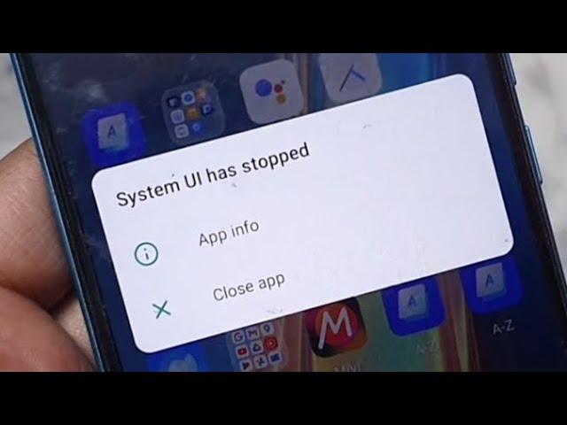 System Ui Has Stopped Fix | System Ui Has Stopped Black Screen | System Ui Has Stopped Tecno