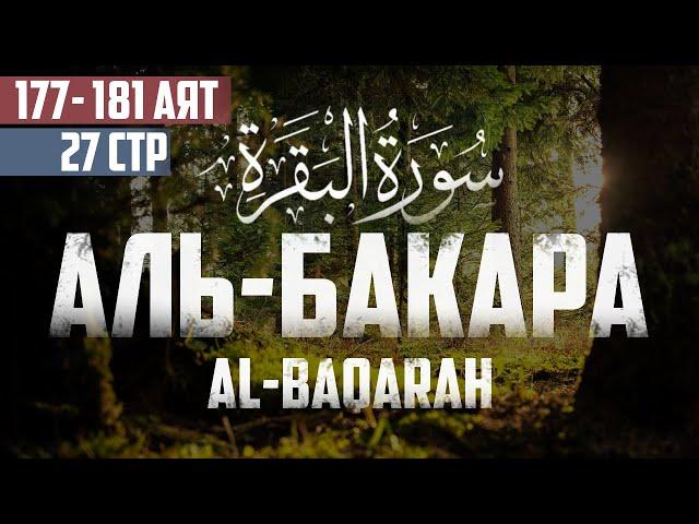 Cура аль Бакара 177 - 181 аят Абу Хабиба | Sourate al Baqarah | سورة البقرة