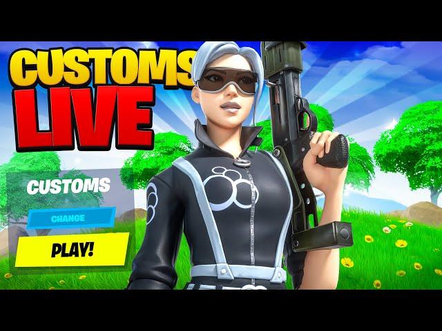 FORTNITE CUSTOMS FASHION SHOW LIVE | CUSTOM MATCHMAKING SCRIMS