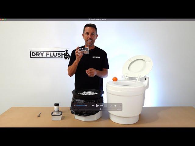 How The Laveo Dry Flush Toilet Works